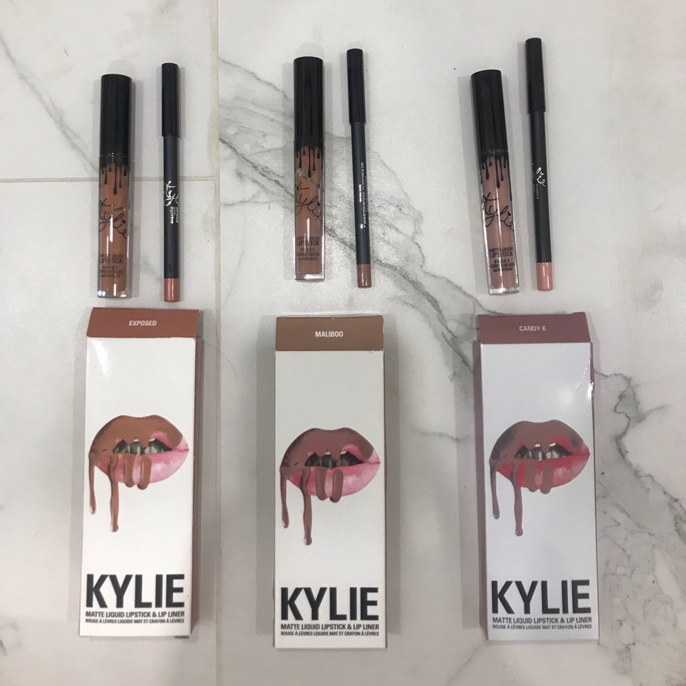 Kylie matte liquid lipstick and liner